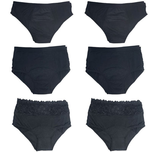 Underwear Mix | 6 Pack Undies + Bag - Mint Global